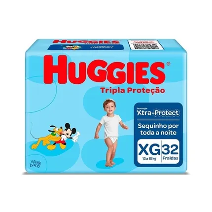 FRALDA HUGGIES TRIPLA PRO XG C/32