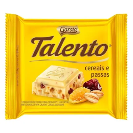 TALENTO MINI BARRA CEREAIS/PASSAS 25G