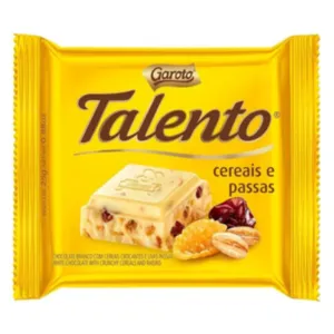 TALENTO MINI BARRA CEREAIS/PASSAS 25G