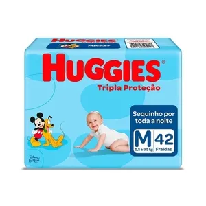 FRALDA HUGGIES TRIPLA PRO MD C/42
