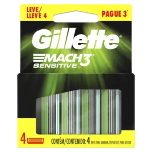 CARGA GILLETTE MACH3 SENSITIVE LV4 PG3
