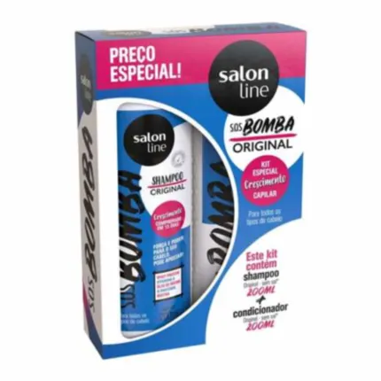 KIT SALON LINE SH  BOMBA ORIGINAL SH+ COND 200ML