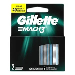 CARGA GILLETTE MACH3 C/2