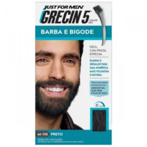GRECIN 5 BARBA E BIGODE 110 PRETO
