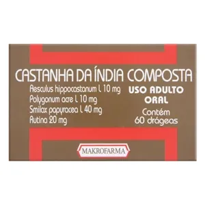 CASTANHA DA INDIA COMPOSTO C/60DRG