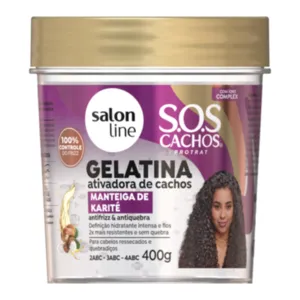 GELATINA SALON LINE ATIVADORA CACHOS 400G