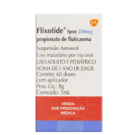 FLIXOTIDE 250 MCG SPR C/ 60 DS