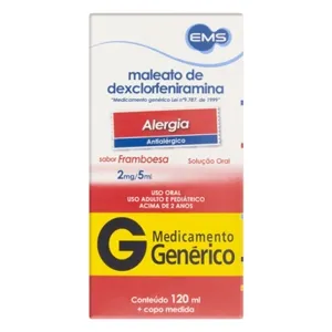 MALEATO DE DEXCLORFENIRAM C/120ML