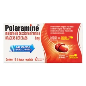 POLARAMINE 6MG C/12DRG
