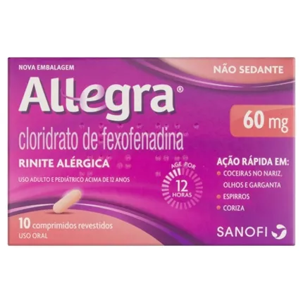 ALLEGRA 60MG C/10CPS