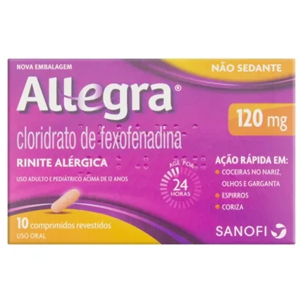 ALLEGRA 120MG C/10CPR