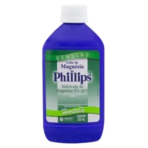 LEITE MAGNESIA PHILLIPS HORTELA C/350ML