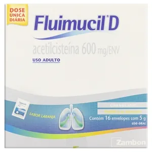 FLUIMUCIL "D" 600MG C/16ENV