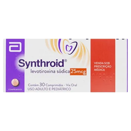 SYNTHROID 25MCG C/30CPR