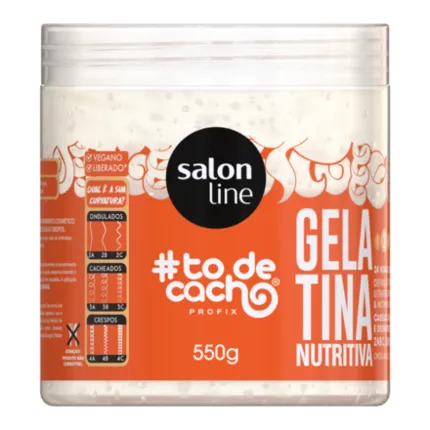 GELATINA SALON LINE NUTRITIVA 550G