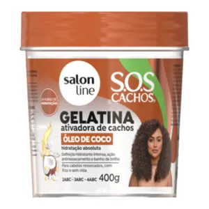 GELATINA SALON LINE SOS OLEO COCO 400G