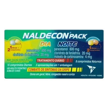NALDECON PACK DIA/NOITE C/24CPR
