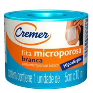 FITA CREMER MICROPORE BRANCA 5X4,5M