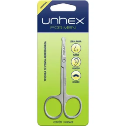 TESOURA UNHEX PONTA ARRENDONDADA