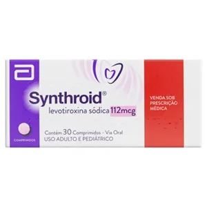 SYNTHROID 112MCG C/30CPR