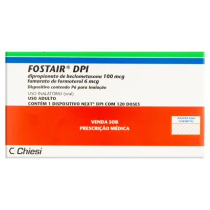 FOSTAIR DPI PO 100MCG/6MG C/120 DOSES