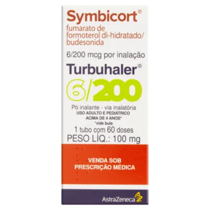 SYMBICORT TURB 6/200 MCG C/60 DOSES