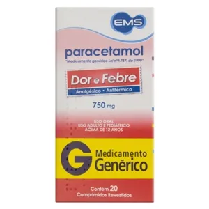 PARACETAMOL 750MG C/20CPR
