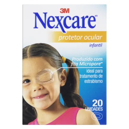 PROTETOR OCULAR NEXCARE INF C/20UND 63MM X 45MM