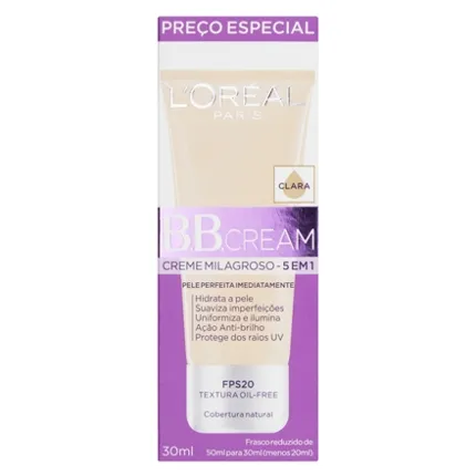 BB CREAM BASE LOREAL FPS20 5EM1 CLARA 30ML
