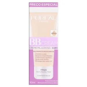 BB CREAM BASE LOREAL FPS20 5EM1 MEDIA 30ML