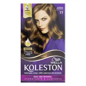 T KOLESTON KIT 77 MARROM DOURADO