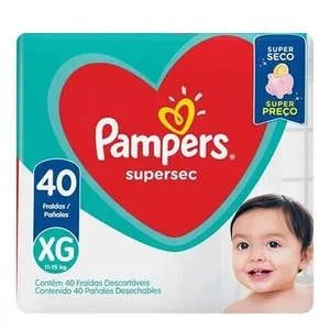 FRALDA PAMPERS SUPERSEC C/40 XG HIPER
