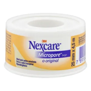 ESPARADRAPO NEXCARE MICROPORE 25CMX4,5M BEGE