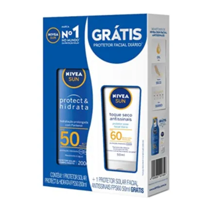 KIT BLOQ NIVEA SUN PROTEC FPS50 200ML GRTS FACIAL