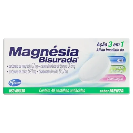 MAGNESIA BISURADA C/40PAST