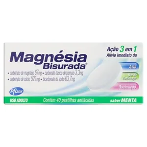 MAGNESIA BISURADA C/40PAST