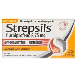 STREPSILS LARANJA  8,75MG C/8 PST