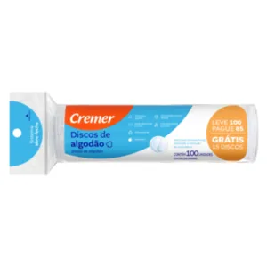 ALGODAO CREMER DISCOS C/100 UNDS