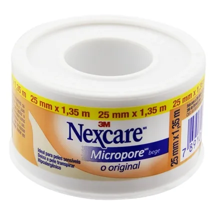 ESPARADRAPO NEXCARE MICROPORE BEGE 25MMX1,35M