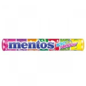 MENTOS STICK RAINBOW MAÇA/VERDE C/14UND 37,5G