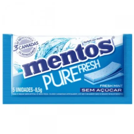 MENTOS PURE FRESH FRESH MINT C/5 UNDS