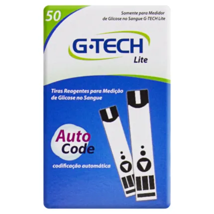 TIRA G.TECH LITE P/ GLICEMIA C/50UNID
