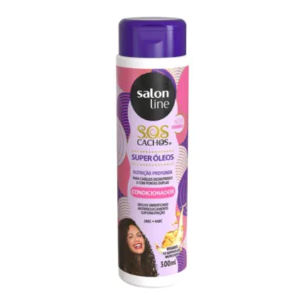 COND SOS CACHO SALON LINE SUPER OLEOS 300ML