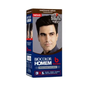 T BIOCOLOR HOMEM CASTANHO MEDIO
