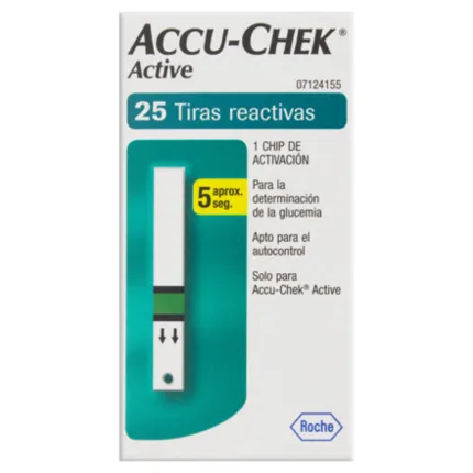 ACCUCHEK ACTIVE C/25 TIRAS