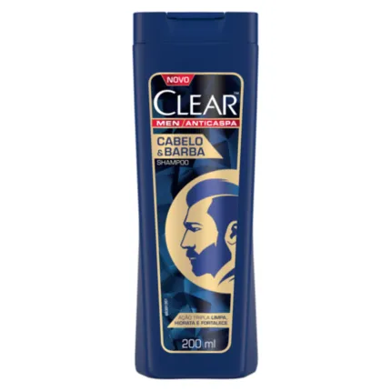 SH CLEAR MEN ANTICASPA  CABELO&BARBA 200ML