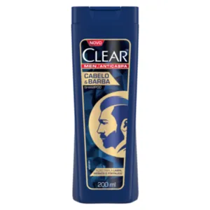SH CLEAR MEN ANTICASPA  CABELO&BARBA 200ML