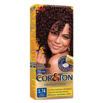 T COR E TON 5.74 MARROM ACOBREADO