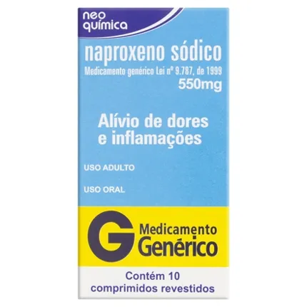NAPROXENO SODICO 550MG C/10CPR