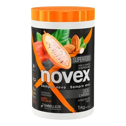 CR TRAT NOVEX SUPERFOOD CACAU/AMENDOAS 1KG